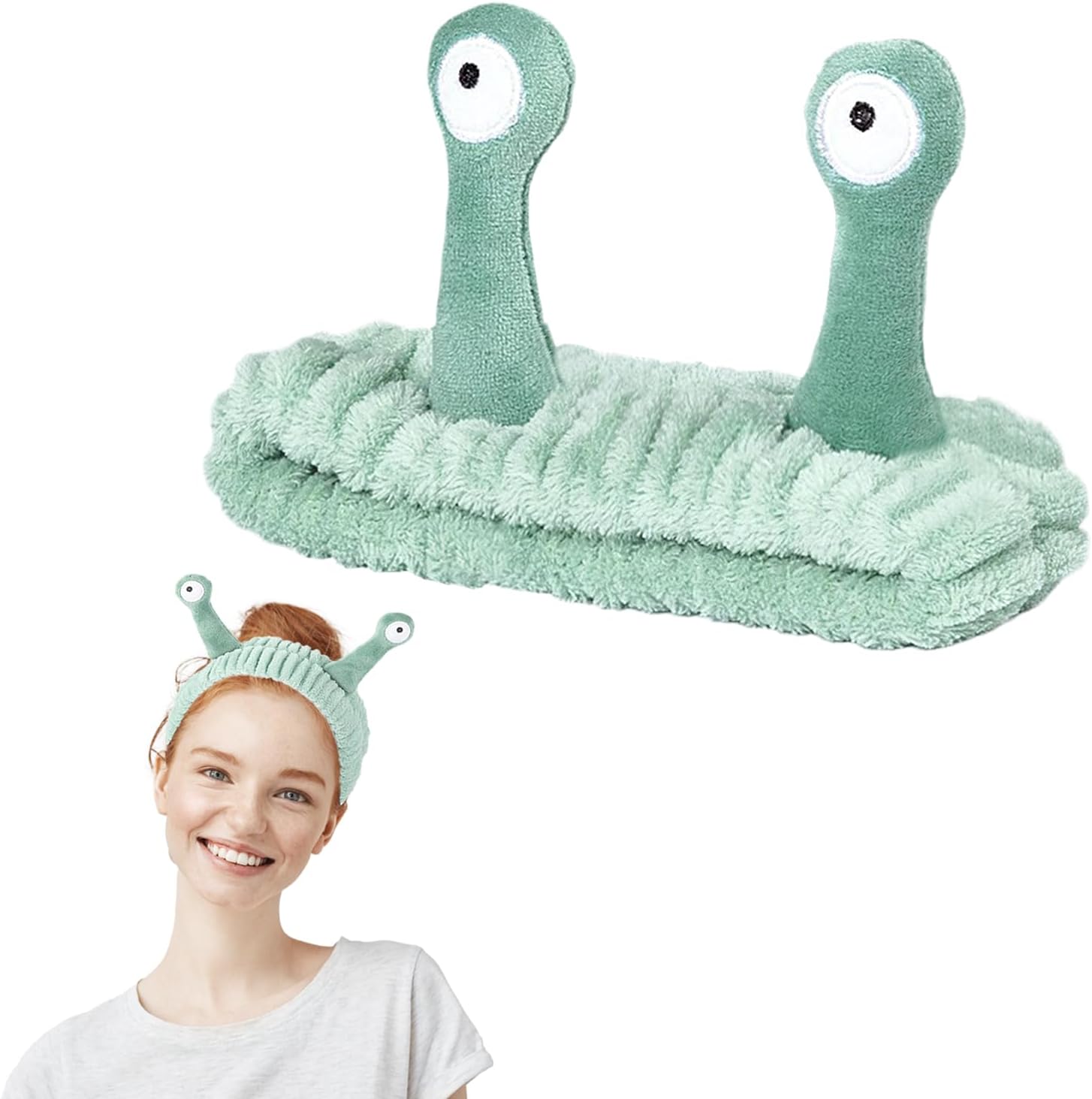 9. Makyaj temizleme aşamasını eğlenceli hale getirecek saç bantlarıyla tanışın! 🐌