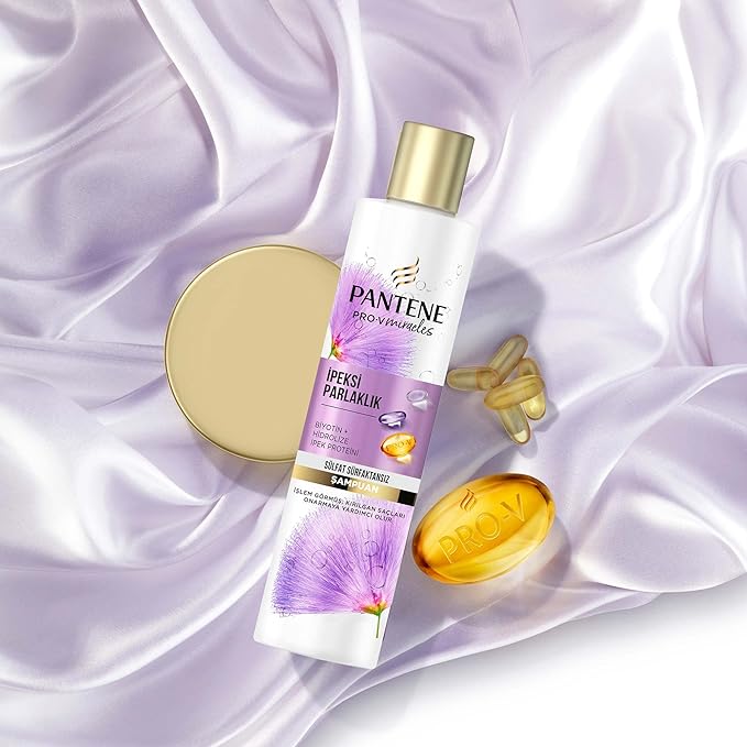 8. Pantene İpeksi Parlaklık Sülfatsız Şampuan