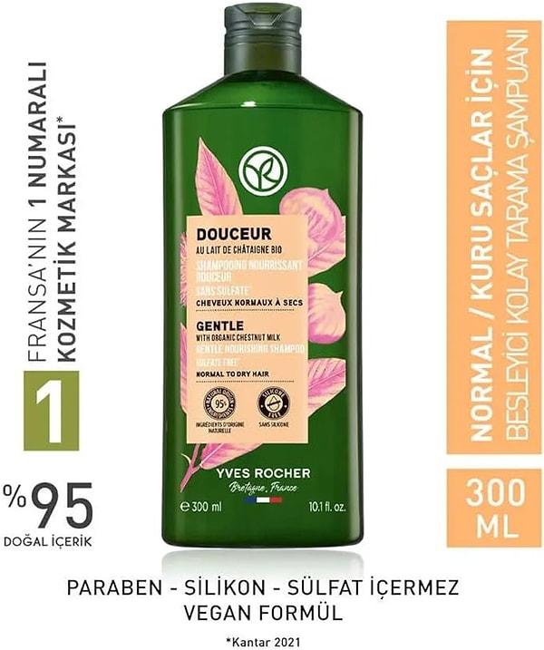 16. Yves Rocher Sülfatsız & Tuzsuz Besleyici Kolay Tarama Şampuanı