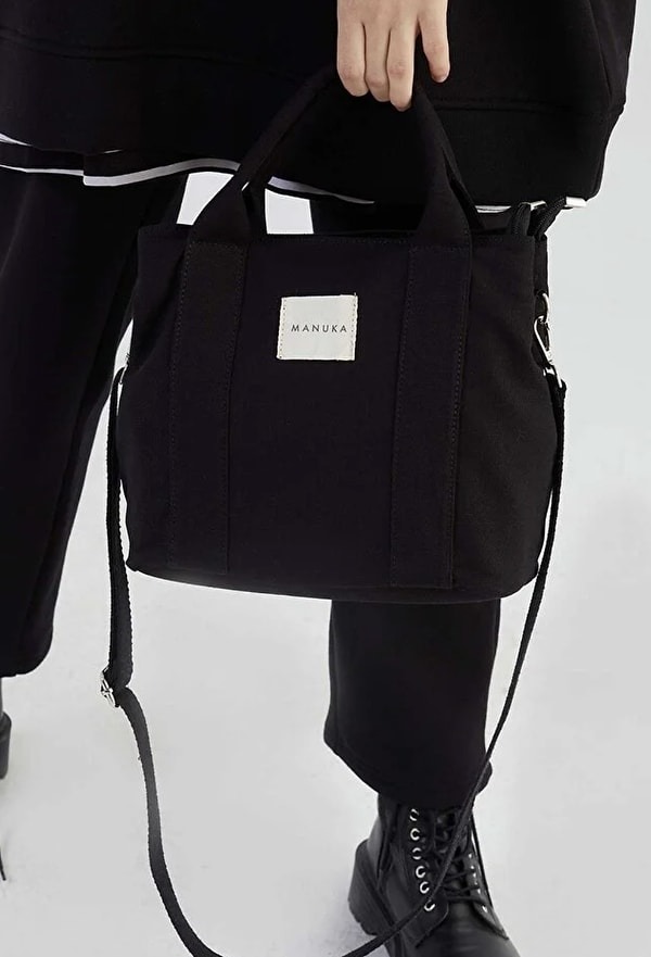 Manuka Çift Gözlü Kanvas Tote Bag