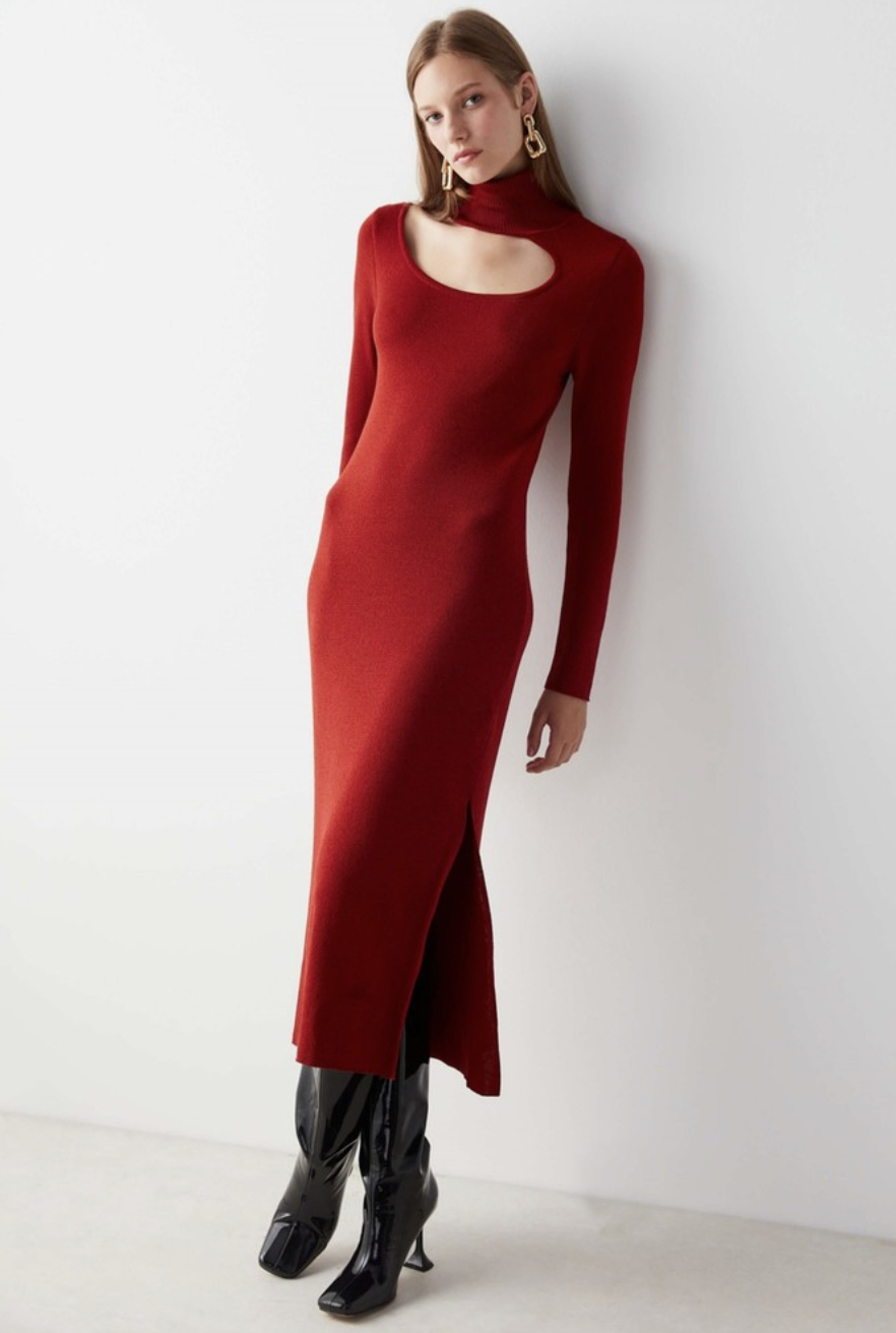 İpekyol Cutout Triko Elbise