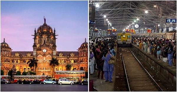 5. Chhatrapati Shivaji Tren İstasyonu - Hindistan