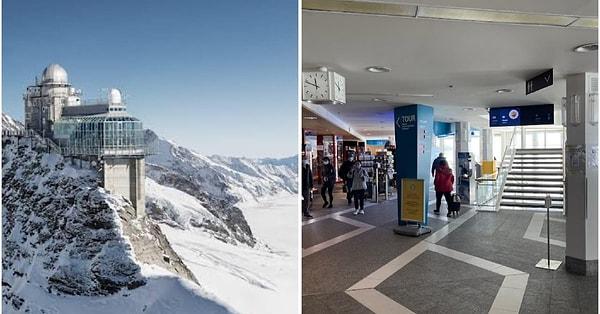 9. Jungfraujoch Tren İstasyonu - İsviçre