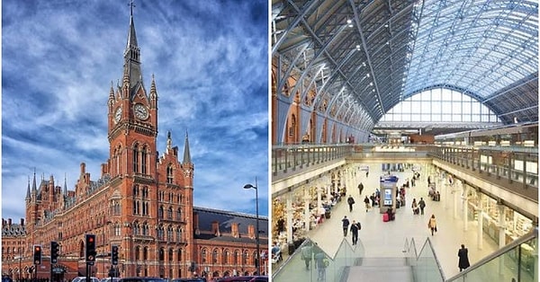 13. St Pancras Uluslararası Tren İstasyonu - İngiltere