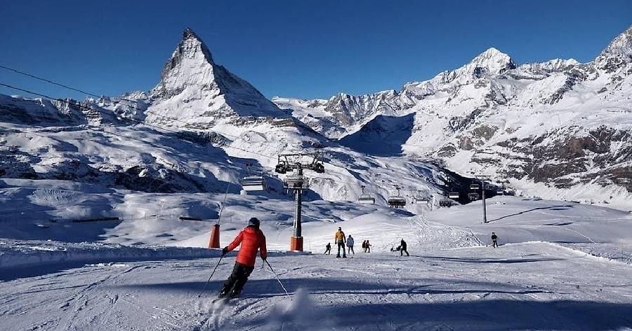 4. Zermatt Kayak Merkezi - İsviçre
