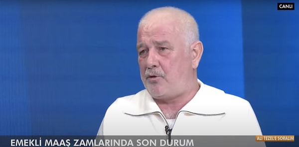 Ali Tezel bir emeklinin 2008 yılı öncesi aylık brüt kazancının yüzde 70'ini emekli maaşı olarak aldığı bir sistemin olduğunu ancak daha sonra yapılan değişiklikle bu oranın yüzde 28'e çekildiğini söyledi.