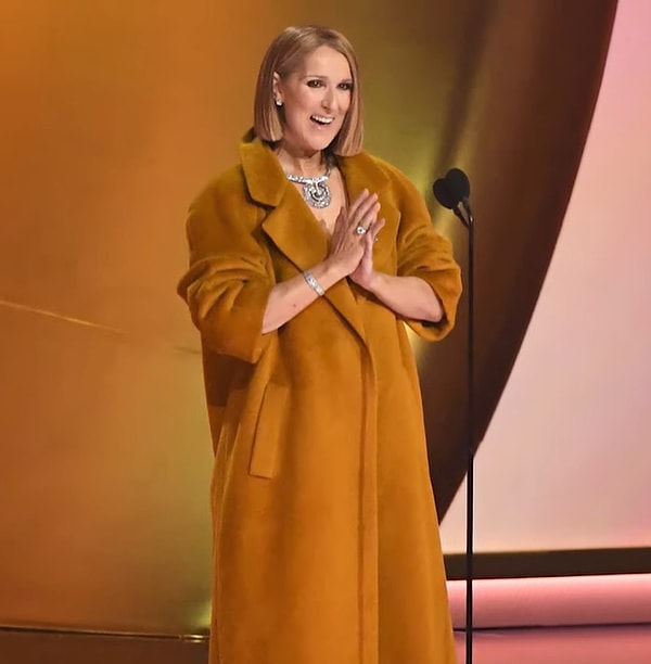 Celine Dion'un sürpriz bir şekilde sahneye çıktı.😍