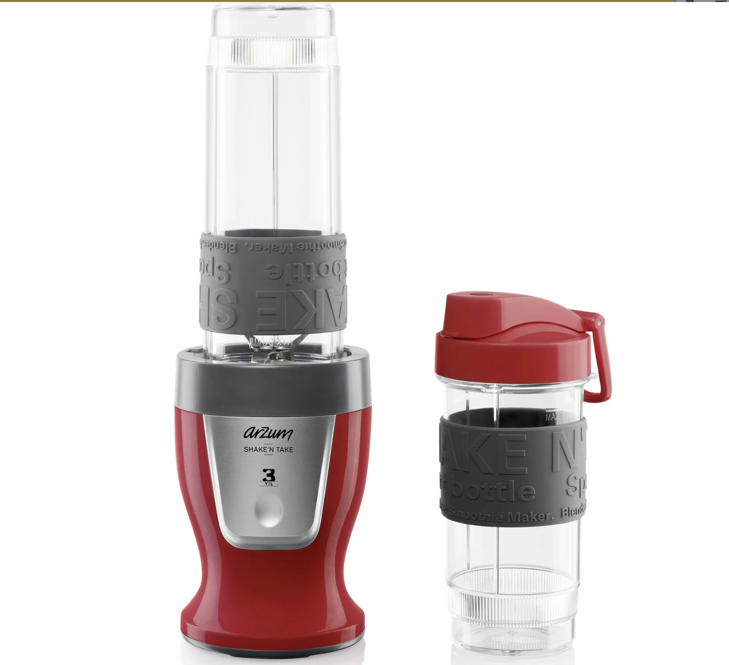 Arzum AR1032 Shake’N Take Kişisel Blender Kırmızı
