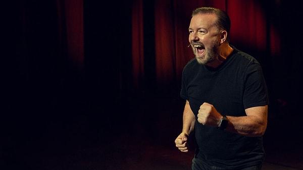 İngiliz komedyen, Ricky Gervais'in 'Armageddon' adlı tartışmalı stand-up gösterisi Netflix'te büyük başarı yakalamıştı. Ünlü komedyenin yine Netflix'teki 'After Life' dizisi de kendisini dünyaca tanınan bir isim haline getirmişti.