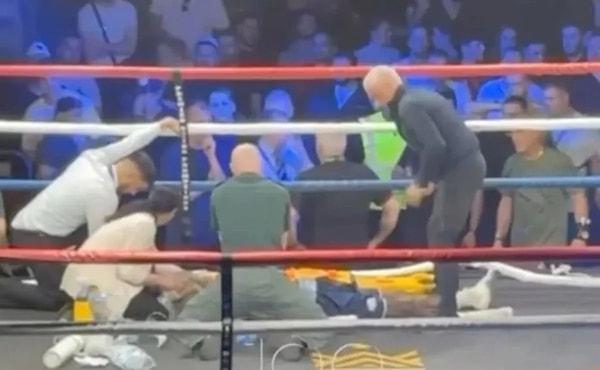 BBC'nin aktardığına göre, Lawal yere yığıldıktan sonra ringe gelen doktorlar, boksöre 20 dakika boyunca kalp masajı yaptı.