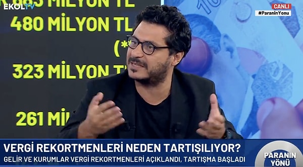 Tasarruf Uzmanı Mert Başaran şöyle devam etti: "Adam, yurt dışına bile borçla gidip paylaşım yapıp hava atıyor. Öteki tarafta otel sahibi olan, milyonlarca lira vergi veren adam verdiği vergiyi gizliyor. Vergi için demeyeceğim ama biz aşırı şekilde gösterme hastası olduk."