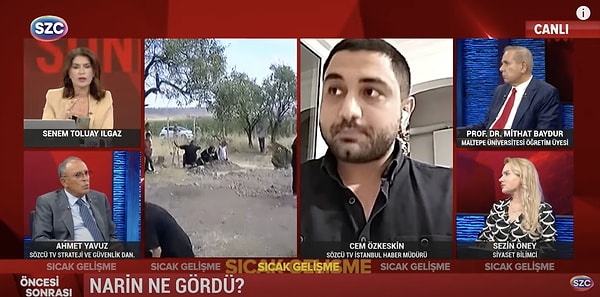 Tavşantepe'ye çok yakın bir köyden, soruşturmaya dahil edilmiş bir kişiyle görüştüğünü belirten Sözcü TV İstanbul Haber Müdürü Cem Özkeskin'in açıklamaları ise yine ortalığı hareketlendirdi.