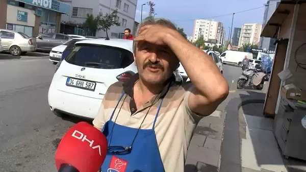 Caddede kasap dükkanı olan Suat Çetin ise dün gece yaşanlar için şunları söyledi: 👇