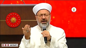 Diyanet İşleri Başkanı Ali Erbaş, Cumhurbaşkanlığı Külliyesi Sergi Salonu'nda düzenlenen 29 Ekim Özel Programı'ndaki duasında bu kez Atatürk için de dua etti.