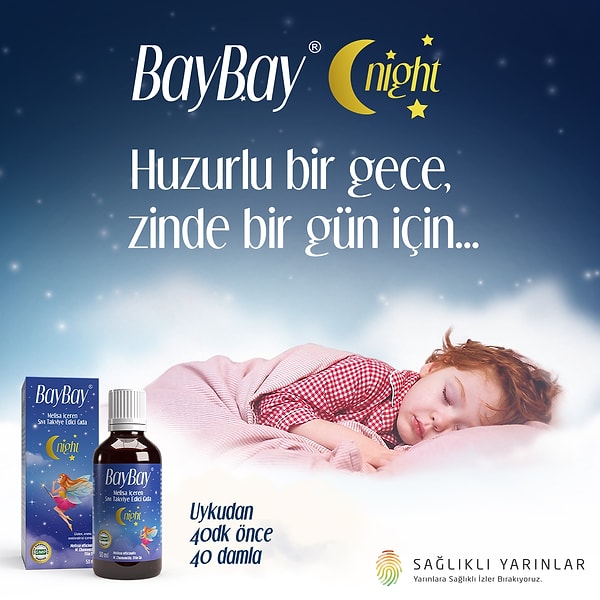 7. BayBay Night ile doğal bir yardım alın...