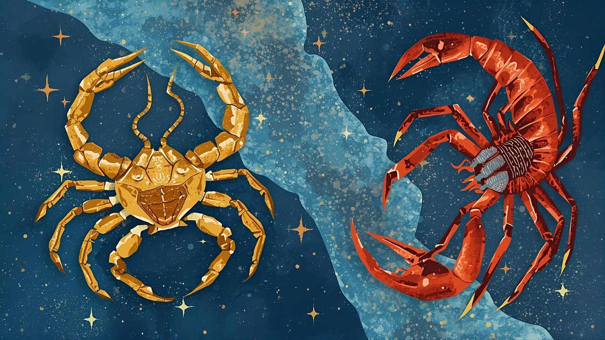 Su grubundan devam: Akrep ve Yengeç.